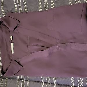 New york and Company dark plum Purple dress Pullover blouse size XL
